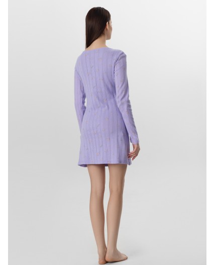 Сорочка цветы на лаванде