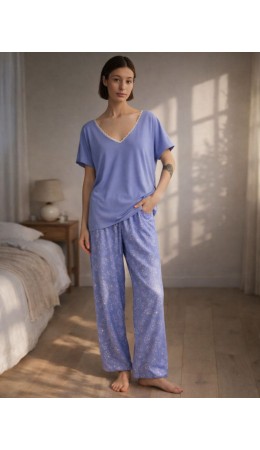 Комплект аметист +цветы на аметистовом