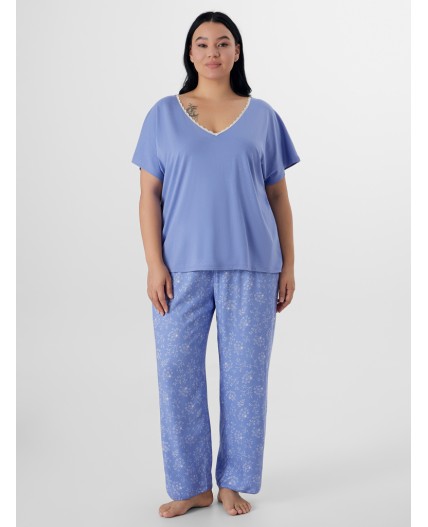 Комплект аметист +цветы на аметистовом