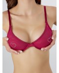 Бюстгальтер бордовый