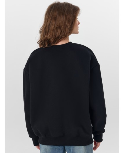 Свитшот черный +печать7