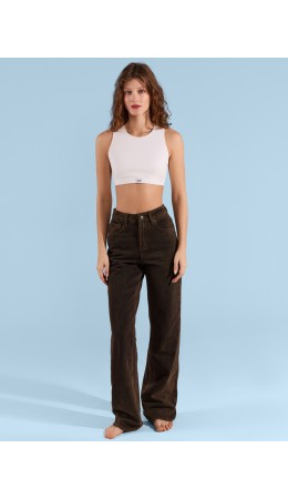 Брюки коричневый