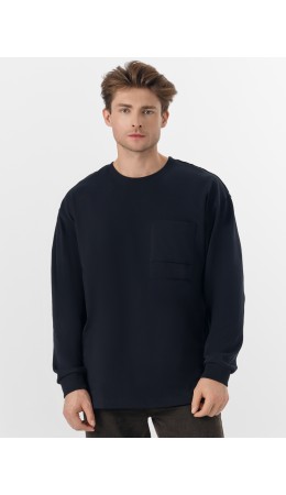 Лонгслив черный