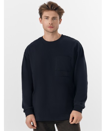 Лонгслив черный