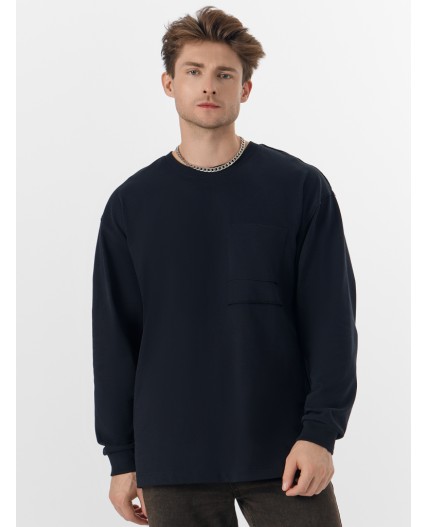 Лонгслив черный