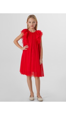 Платье бордо