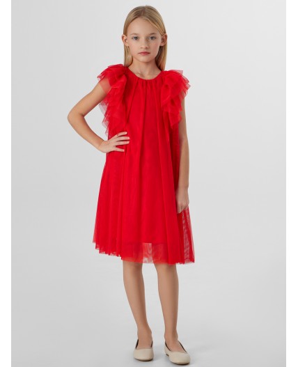 Платье бордо