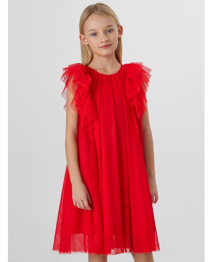 Платье бордо