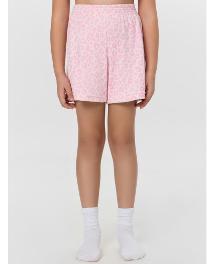 Комплект розовый леопард