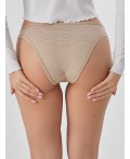 Трусы бежевая полоска +молочный шоколад +корица