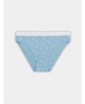Трусы бантики на голубом