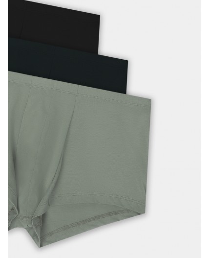 Трусы агава + зеленый бархат + черный