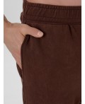 Брюки ACID WASH шоколадный1