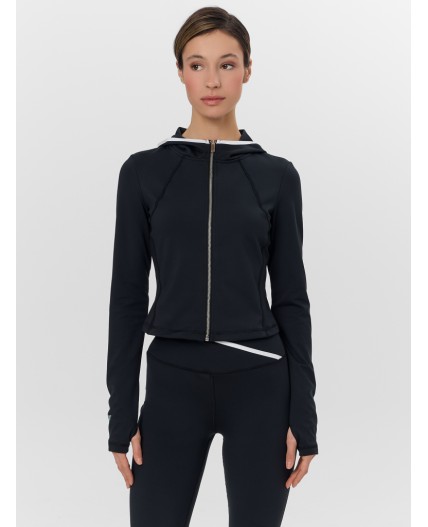 Толстовка черный +печать