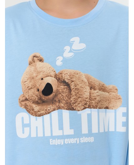 Комплект небо +сине -голубая клетка