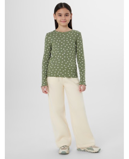 Джемпер ромашки на зеленом