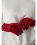 Перчатки бордо