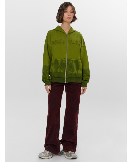 Толстовка грязно -оливковый +печать