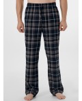 Брюки клетка черная