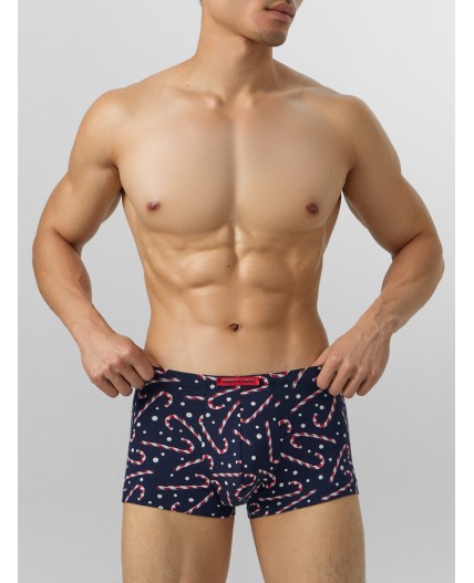 Трусы леденцы на т.синем +т.синий +маленькие леденцы на т.синем