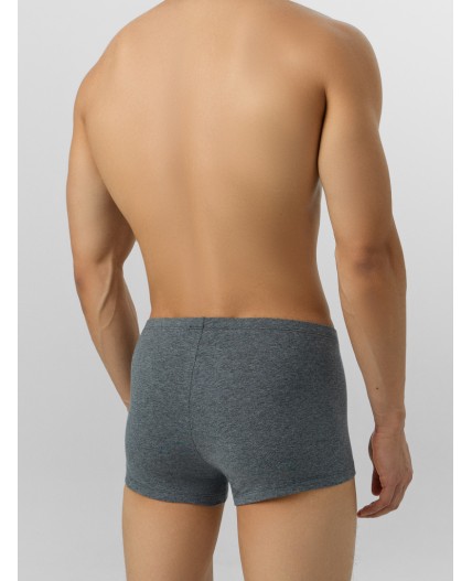 Трусы т.серый меланж 4348-F + т.синий