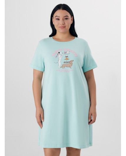 Сорочка мятный +печать2