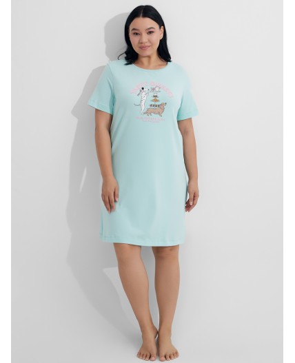 Сорочка мятный +печать2