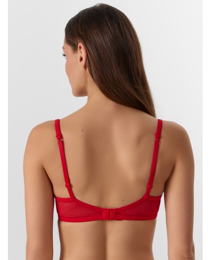 Бюстгальтер красный