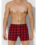 Трусы черная клетка на красном +мелкая набивка на черном