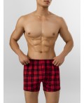 Трусы черная клетка на красном +мелкая набивка на черном