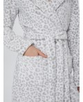 Халат леопард на белом