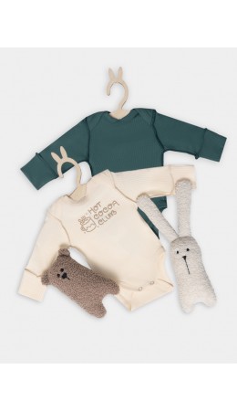 Боди сливочное масло +дымчатая сосна +печать