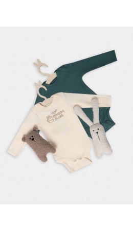 Боди сливочное масло +дымчатая сосна +печать