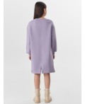 Платье лиловый +печать1