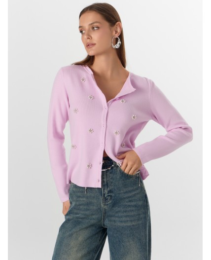 Кардиган св.сирень