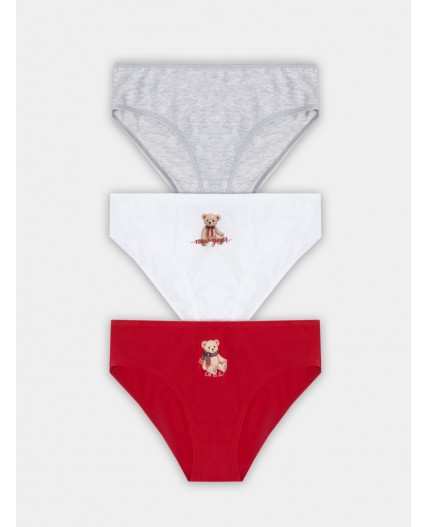 Трусы красный +печать2