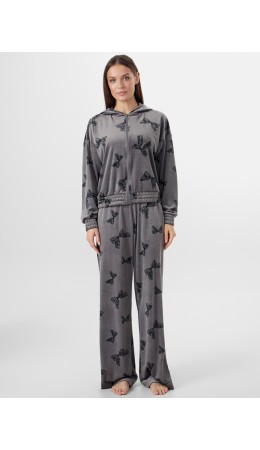 Комплект бантики на сером