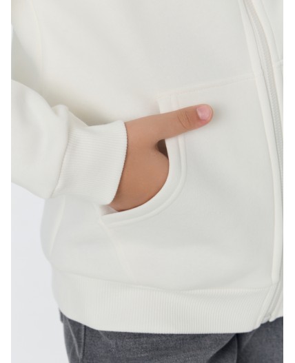 Толстовка молочный