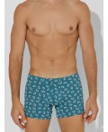 Трусы мячики на зелено -голубом