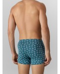 Трусы мячики на зелено -голубом