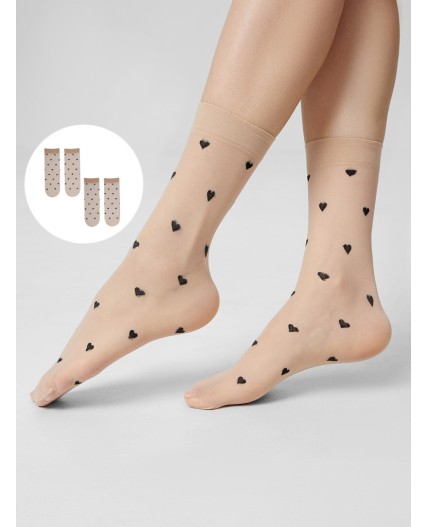 Носки нюдовый-2/