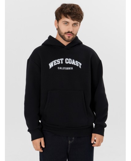 Худи черный +печать2