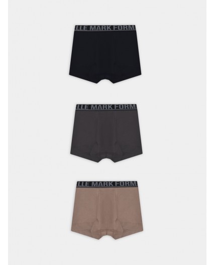 Трусы коричневый + обсидиан + черный