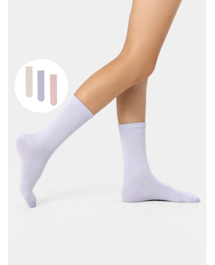 Носки св.лаванда /зефирный /розовый/