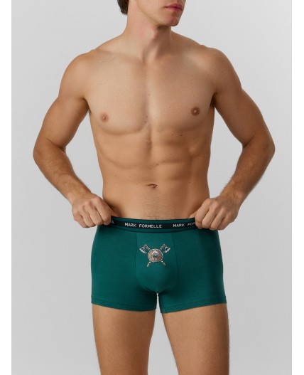 Трусы т.зеленый +дикая охота на т.зеленом