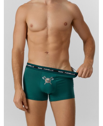 Трусы т.зеленый +дикая охота на т.зеленом