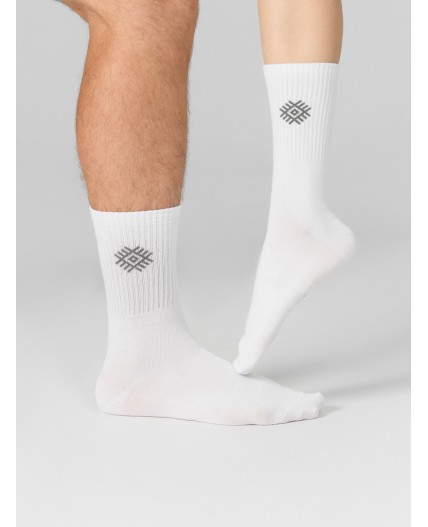 Носки белый /беж.мел /св.сер.меланж/