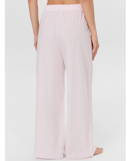 Комплект белый +бело -лиловые полосы на розовом облаке