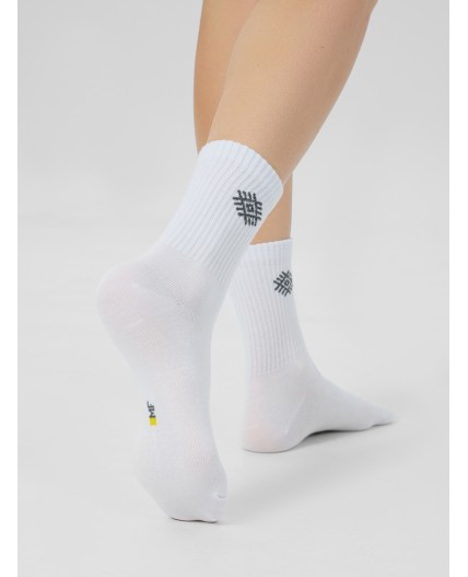 Носки белый /беж.мел /св.сер.меланж/