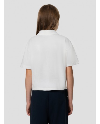 Поло белый +печать